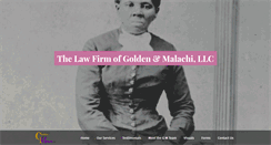 Desktop Screenshot of goldenmalachilaw.com